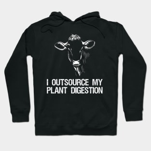 I Outsource My Plant Digestion - Ketogenic Carnivore Zero Carb Diet Hoodie